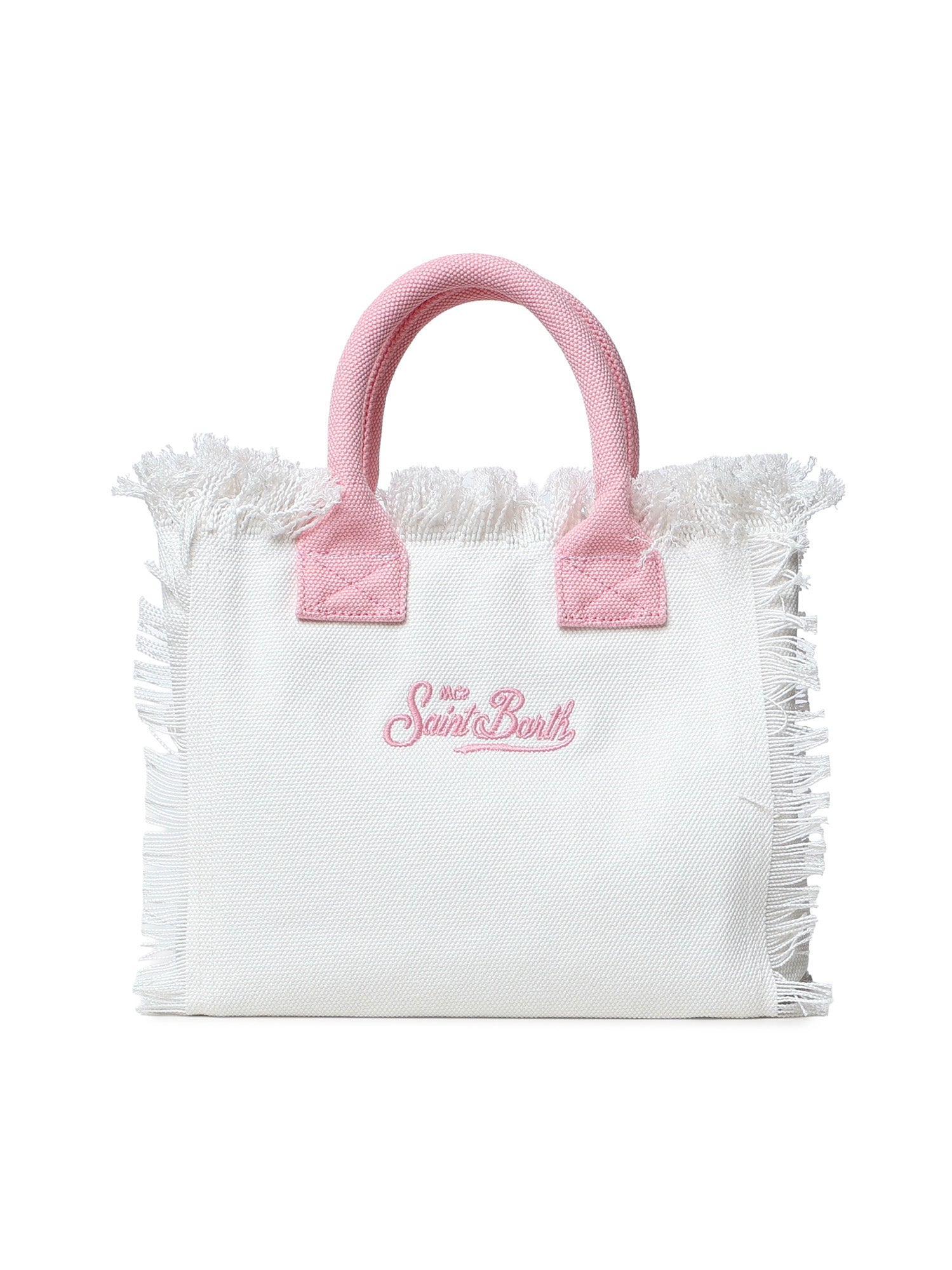 Borsa Colette in canvas con ricamo Labubu COL0001 02634L MC2 SAINT BARTH 