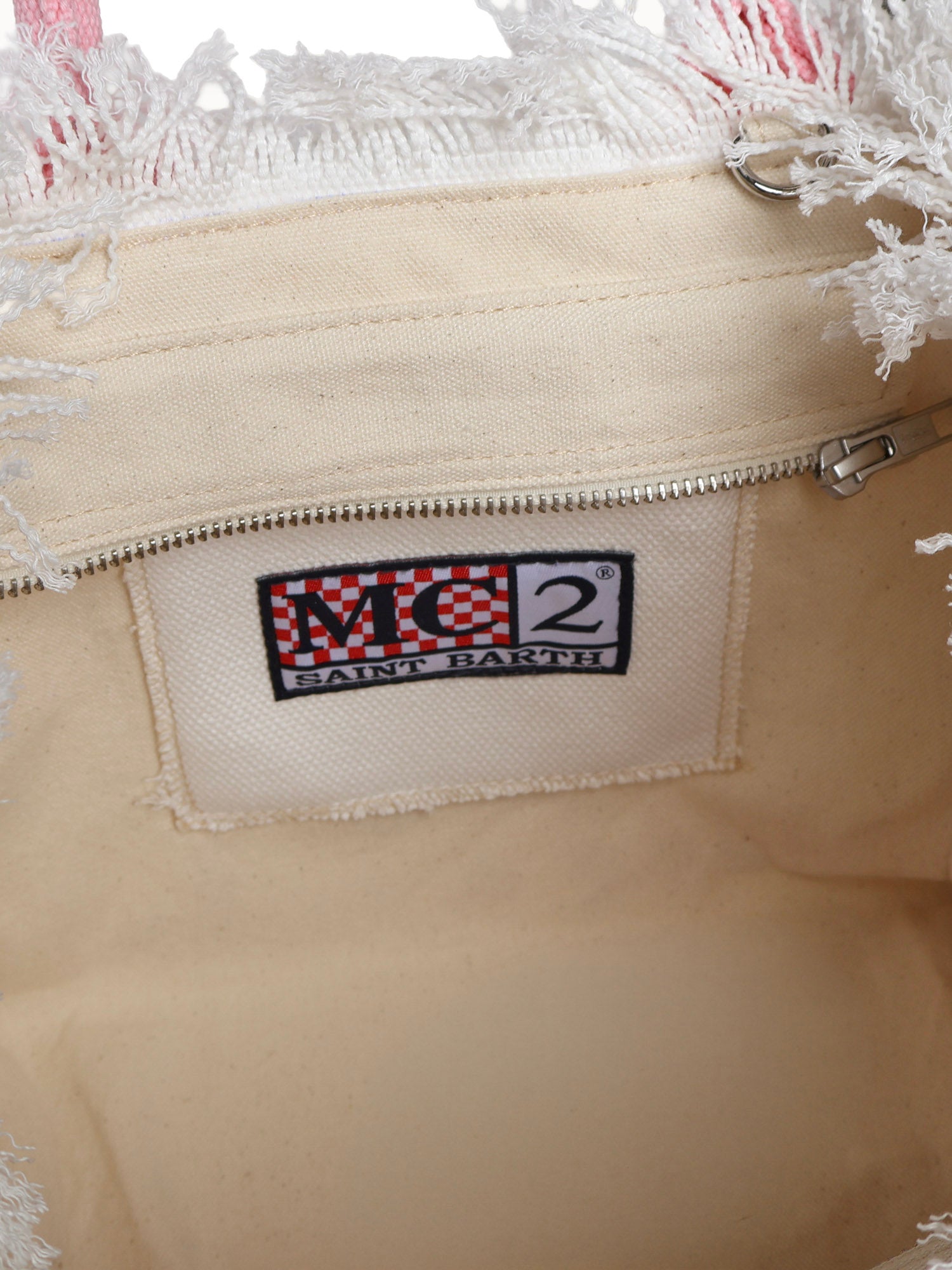 Borsa Colette in canvas con ricamo Labubu COL0001 02634L MC2 SAINT BARTH 