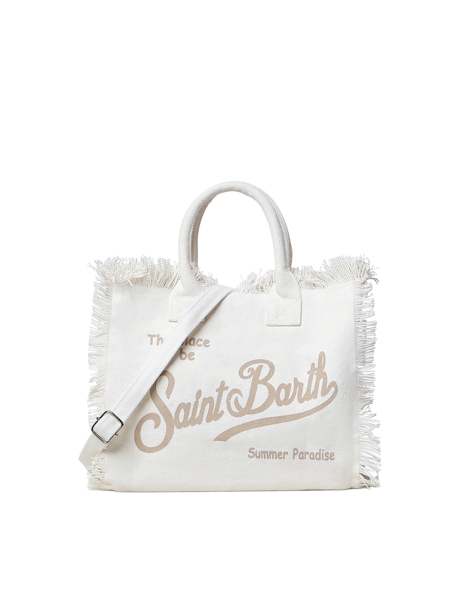 Borsa Colette in canvas con logo COL0001 08246L MC2 SAINT BARTH 