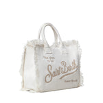 Borsa Colette in canvas con logo COL0001 08246L MC2 SAINT BARTH 