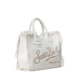 Borsa Colette in canvas con logo COL0001 08246L MC2 SAINT BARTH 