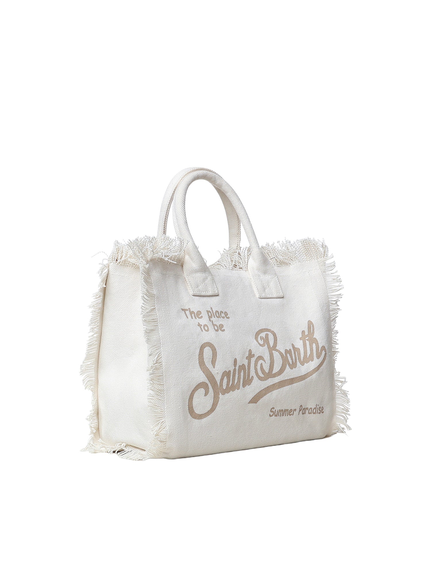 Borsa Colette in canvas con logo COL0001 08246L MC2 SAINT BARTH 