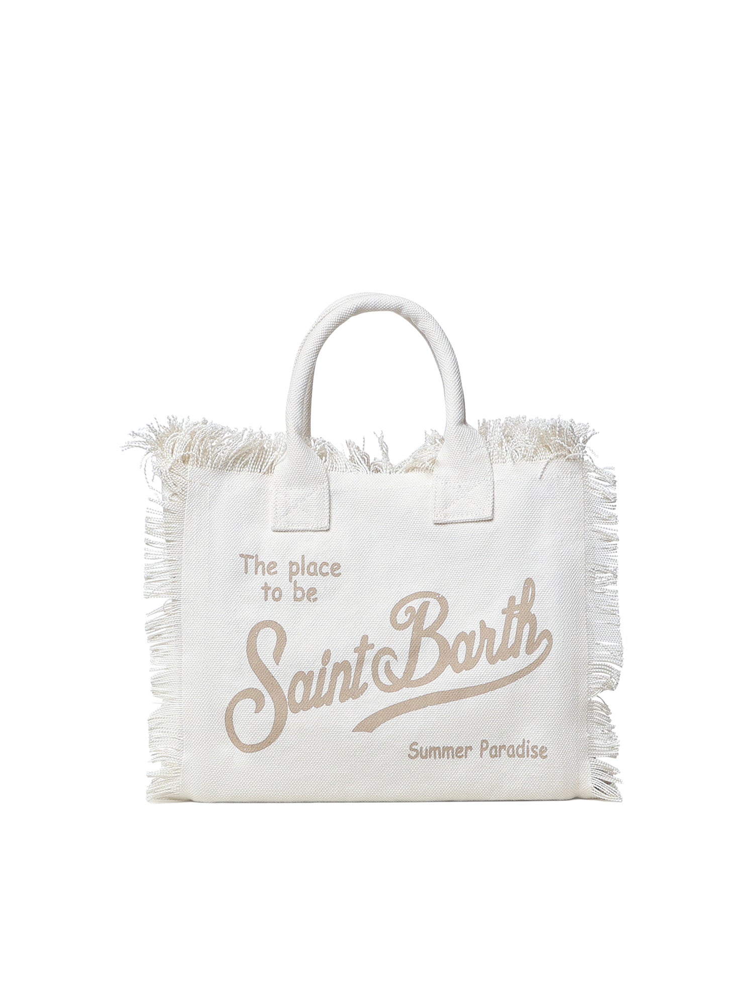 Borsa Colette in canvas con logo COL0001 08246L MC2 SAINT BARTH 