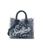 Borsa Colette in canvas con stampa bandana COL0001 09488L MC2 SAINT BARTH 