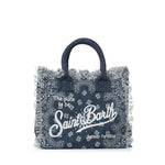 Borsa Colette in canvas con stampa bandana COL0001 09488L MC2 SAINT BARTH 
