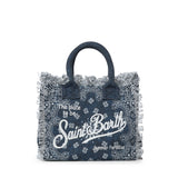 Borsa Colette in canvas con stampa bandana COL0001 09488L MC2 SAINT BARTH 