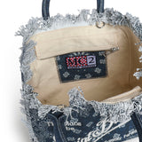 Borsa Colette in canvas con stampa bandana COL0001 09488L MC2 SAINT BARTH 