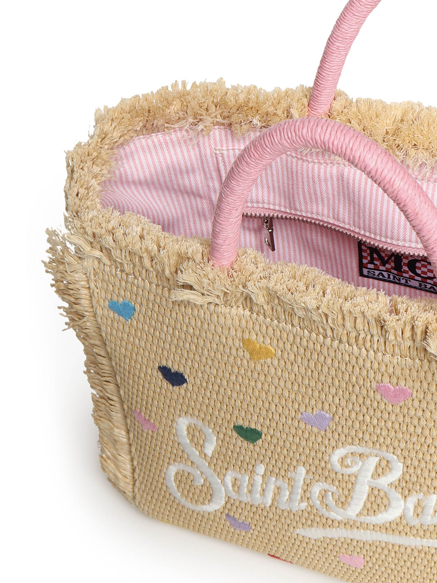 Borsa Colette in tessuto effetto paglia COL0017 00344L MC2 SAINT BARTH 
