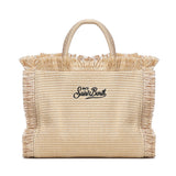 Borsa Colette effetto paglia con logo COL0017 00421L MC2 SAINT BARTH 