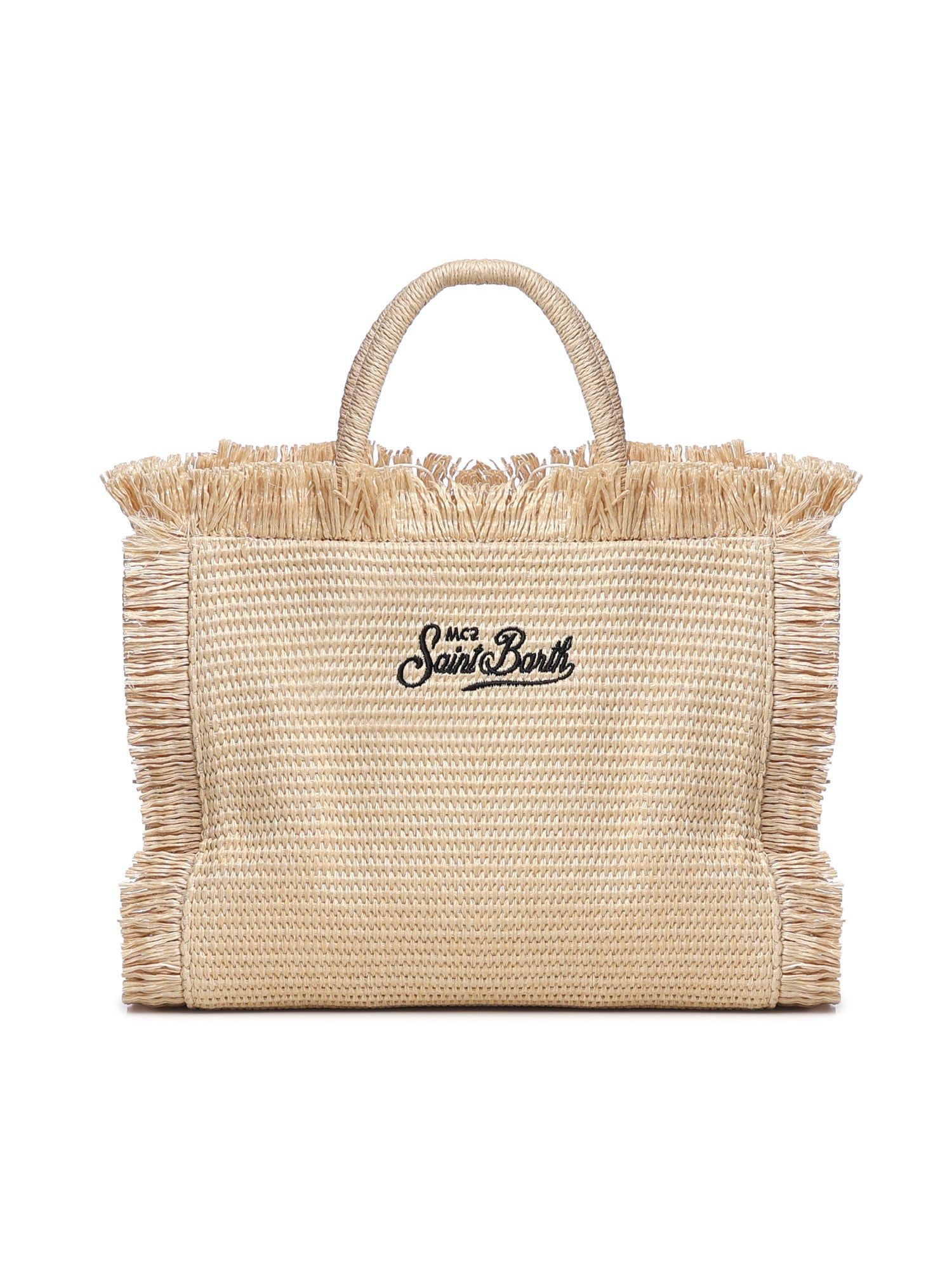 Borsa Colette effetto paglia con logo COL0017 00421L MC2 SAINT BARTH 