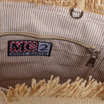 Borsa Colette effetto paglia con logo COL0017 00421L MC2 SAINT BARTH 
