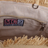 Borsa Colette effetto paglia con logo COL0017 00421L MC2 SAINT BARTH 