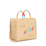 Borsa Colette in tessuto effetto paglia con logo COL0017 02737L MC2 SAINT BARTH 