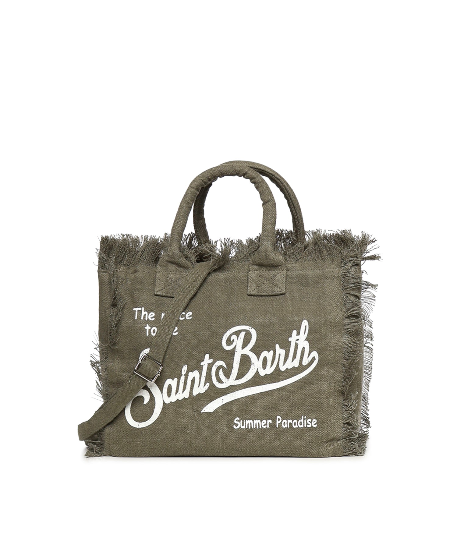 Borsa Colette in lino con logo COL0018 00144L MC2 SAINT BARTH 