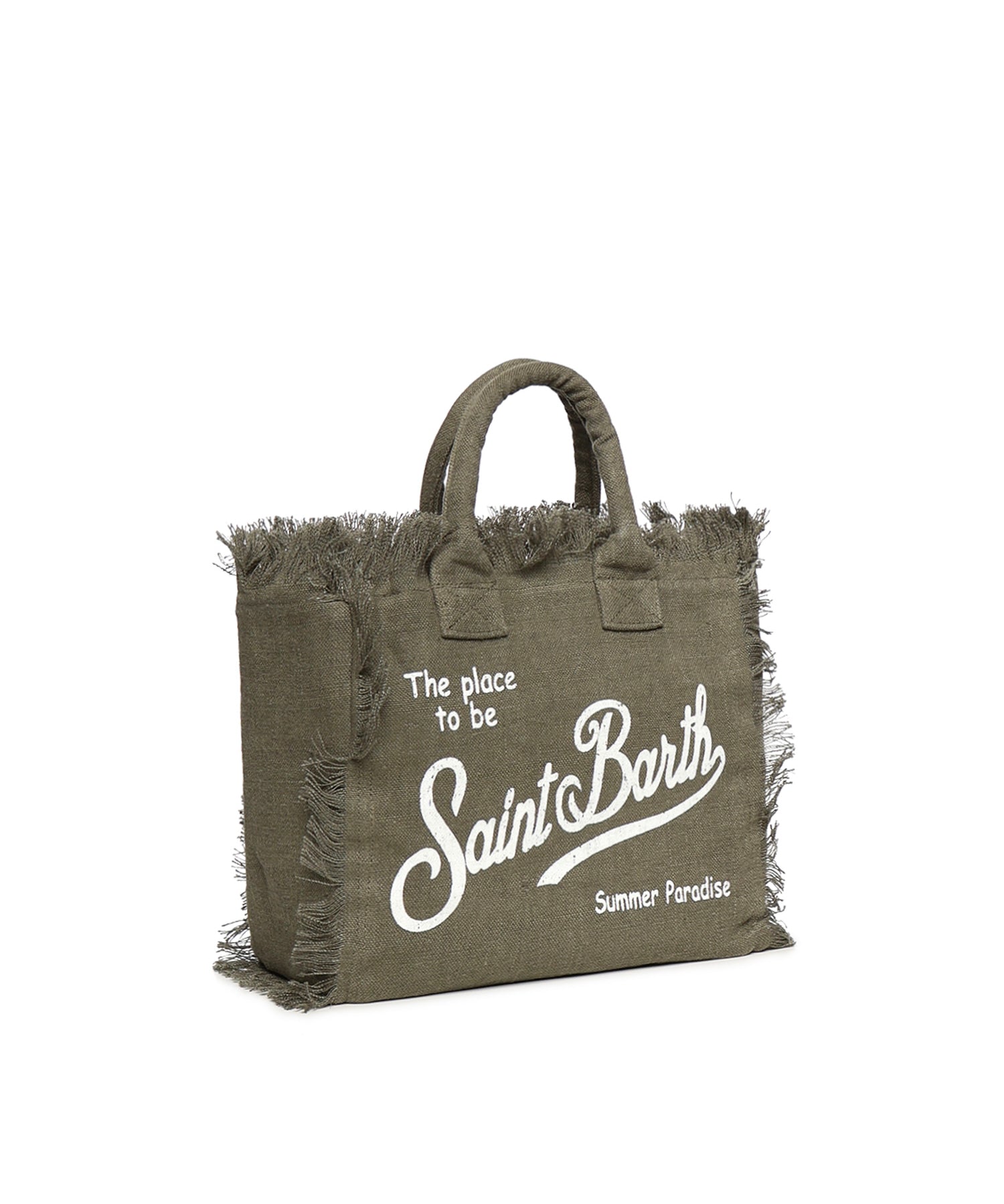 Borsa Colette in lino con logo COL0018 00144L MC2 SAINT BARTH 