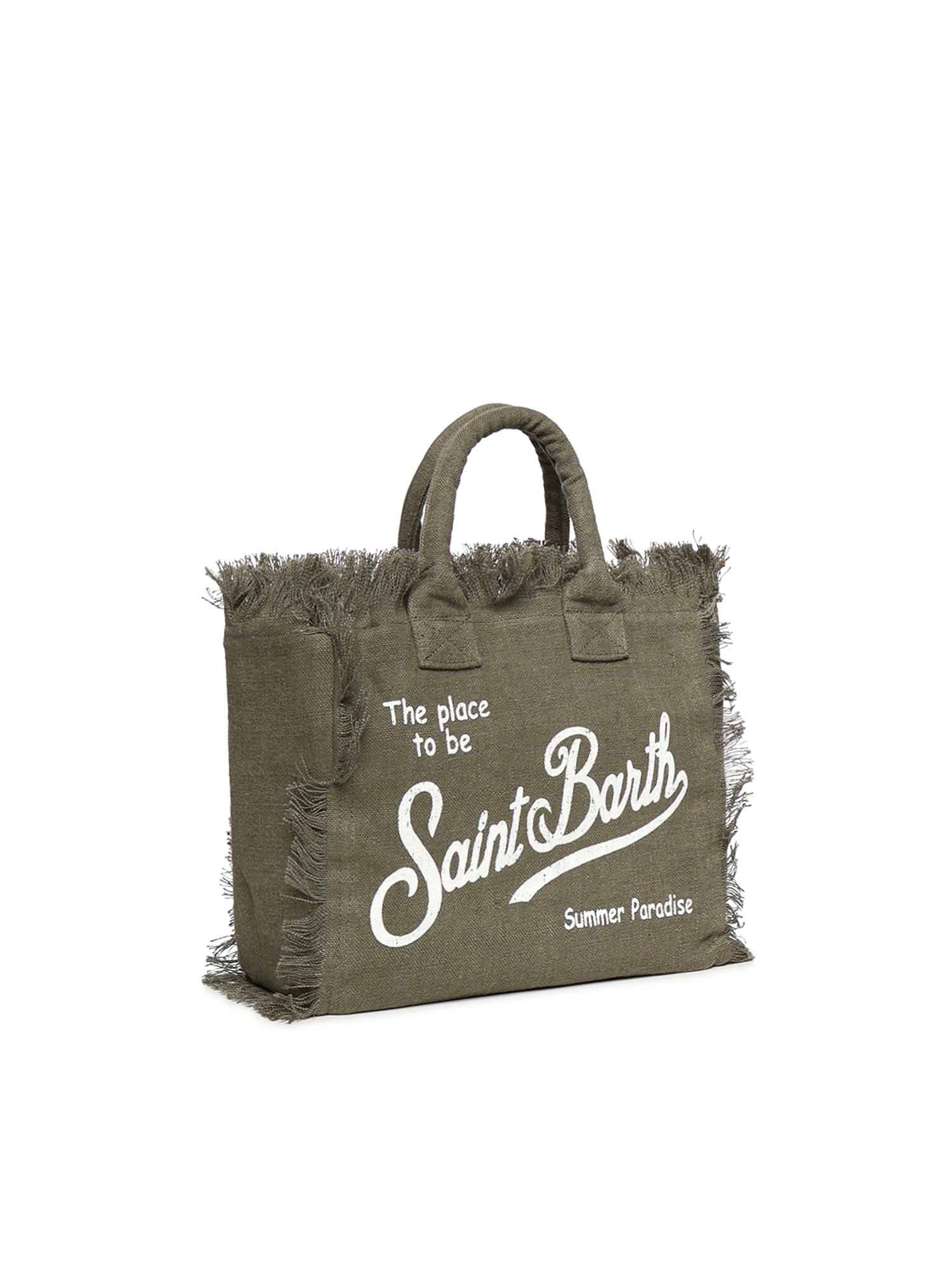 Borsa Colette in lino con logo COL0018 00144L MC2 SAINT BARTH 