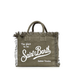 Borsa Colette in lino con logo COL0018 00144L MC2 SAINT BARTH 