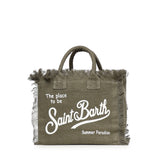 Borsa Colette in lino con logo COL0018 00144L MC2 SAINT BARTH 