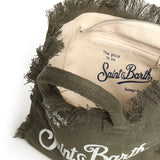 Borsa Colette in lino con logo COL0018 00144L MC2 SAINT BARTH 