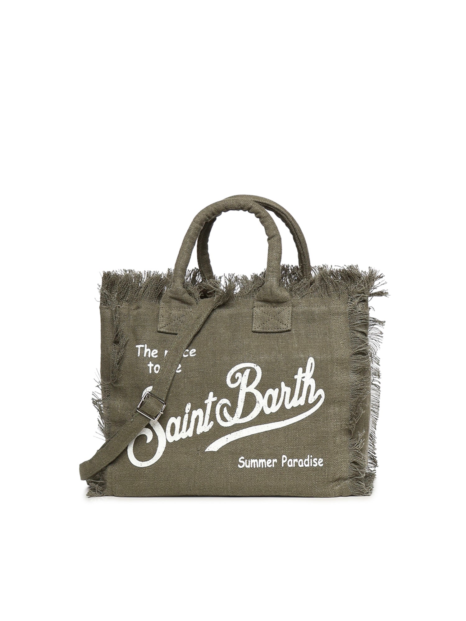 Borsa Colette in lino con logo COL0018 00144L MC2 SAINT BARTH 