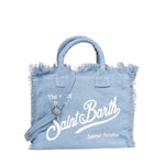 Borsa Colette in lino con logo COL0018 00262L MC2 SAINT BARTH 