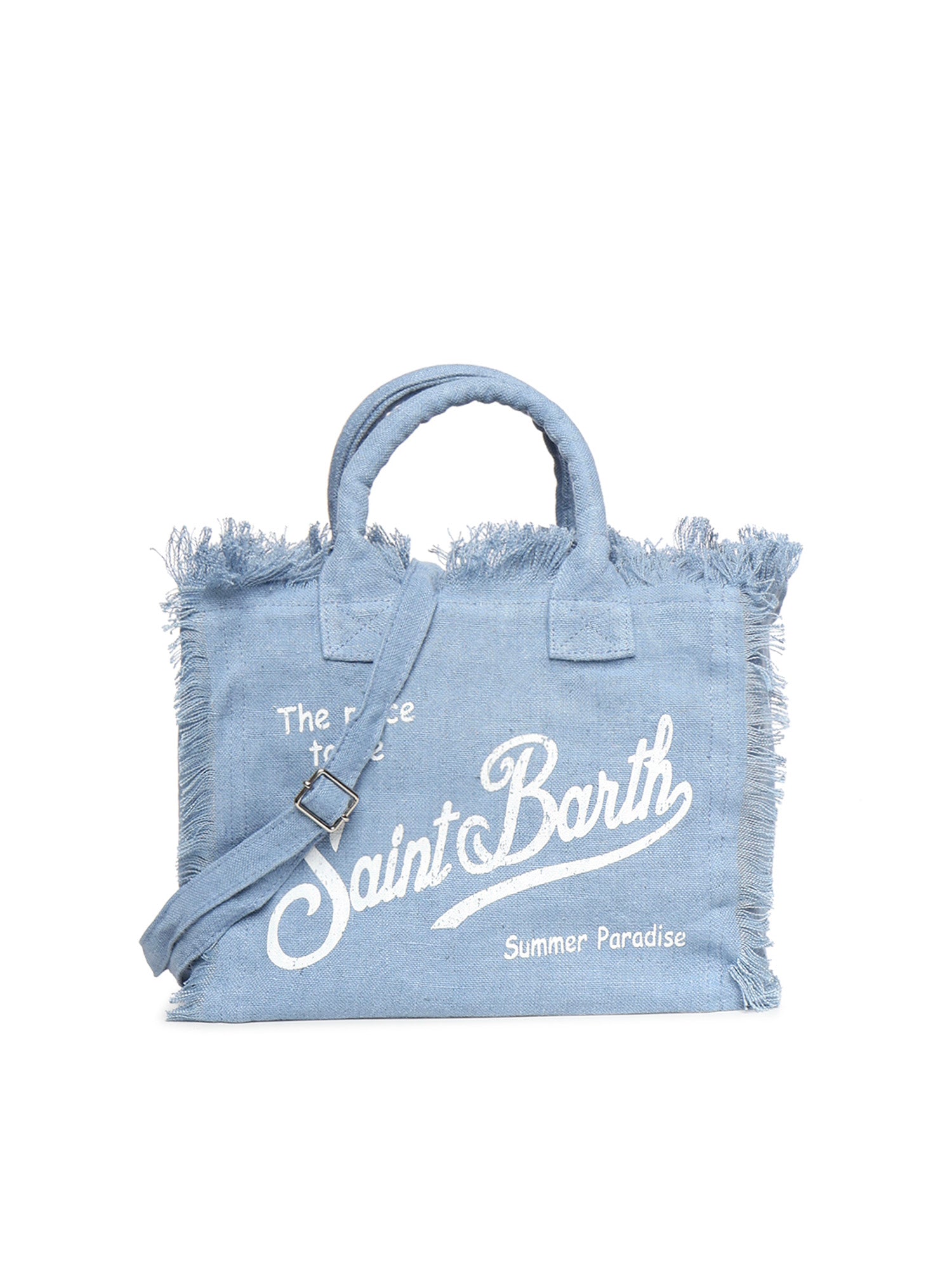 Borsa Colette in lino con logo COL0018 00262L MC2 SAINT BARTH 