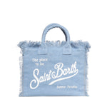 Borsa Colette in lino con logo COL0018 00262L MC2 SAINT BARTH 