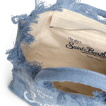Borsa Colette in lino con logo COL0018 00262L MC2 SAINT BARTH 
