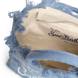 Borsa Colette in lino con logo COL0018 00262L MC2 SAINT BARTH 