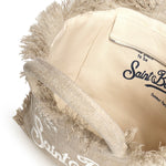 Borsa Colette in lino con logo COL0018 01139L MC2 SAINT BARTH 