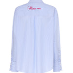 Camicia in cotone a righe CYS0001 00809L MC2 SAINT BARTH 