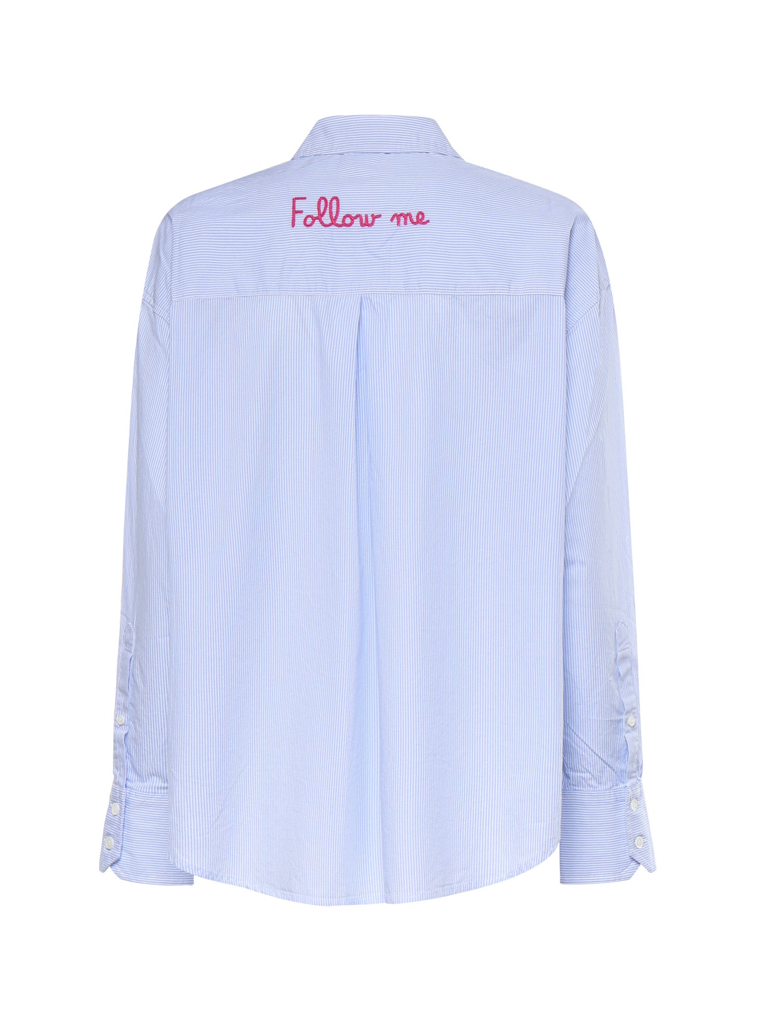 Camicia in cotone a righe CYS0001 00809L MC2 SAINT BARTH 