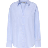Camicia in cotone a righe CYS0001 00809L MC2 SAINT BARTH 