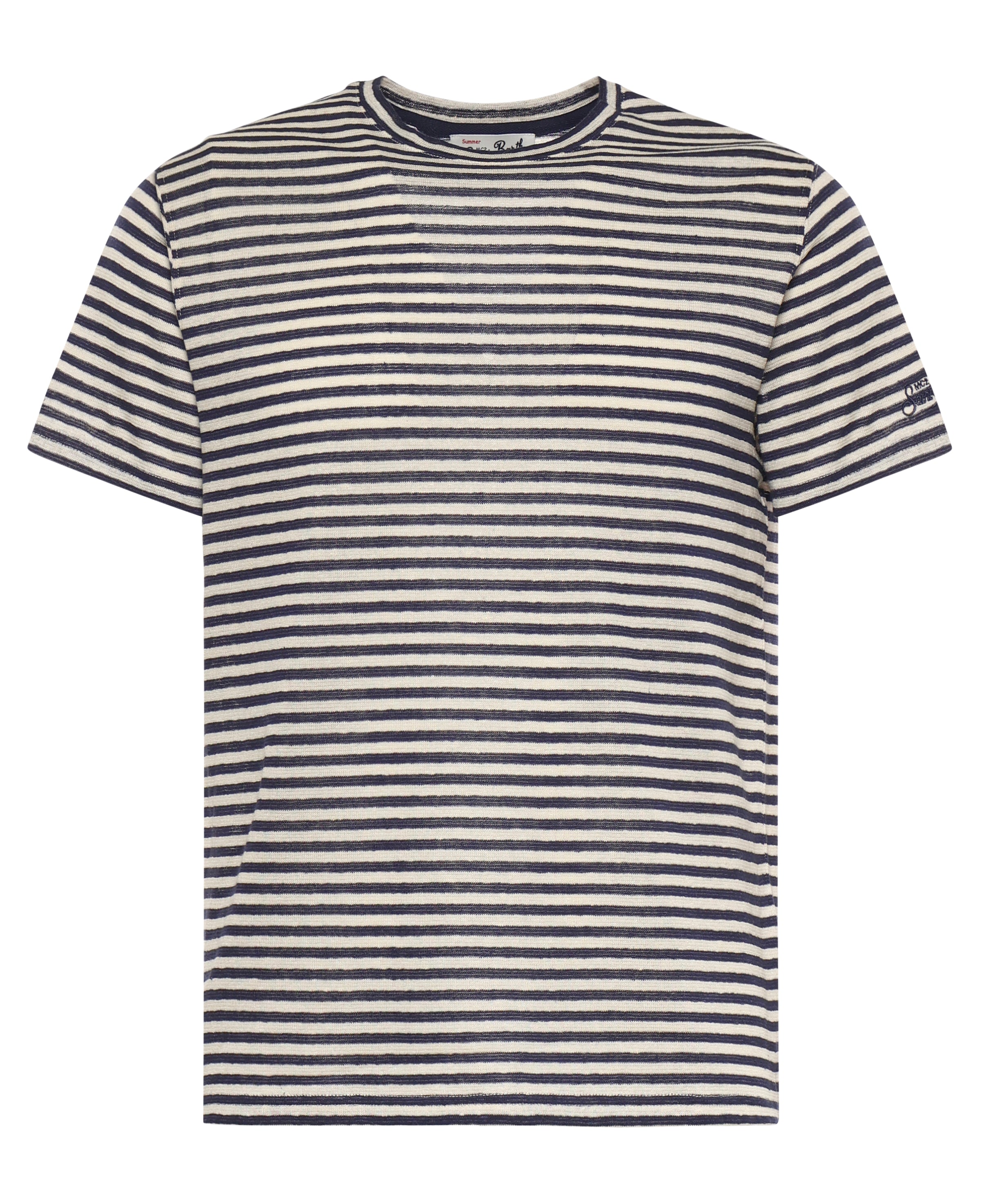T-shirt Dover in cotone a righe DOV0010 00283L MC2 SAINT BARTH 