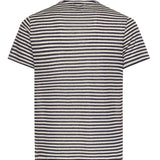T-shirt Dover in cotone a righe DOV0010 00283L MC2 SAINT BARTH 