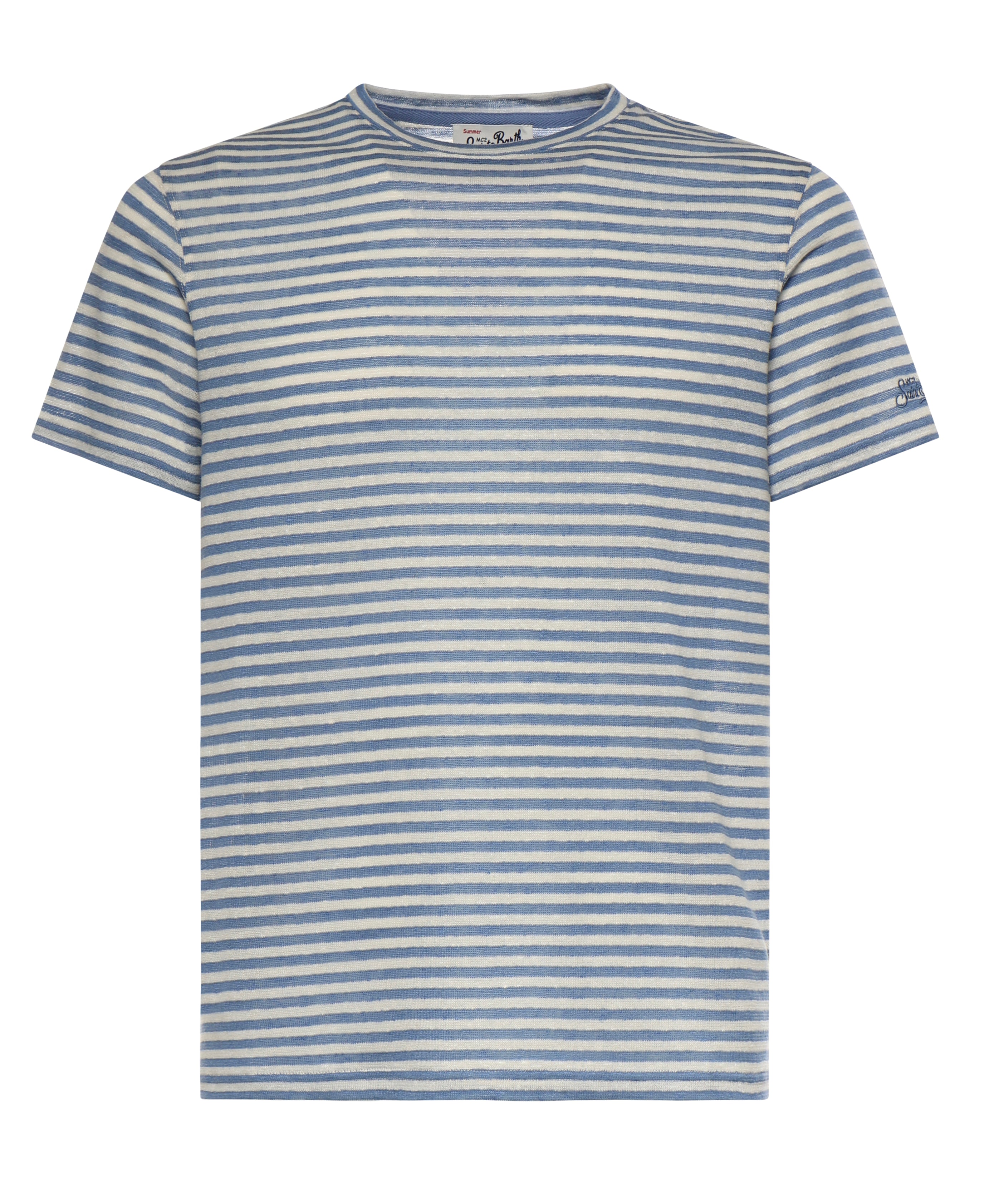 T-shirt Dover in cotone a righe DOV0010 01241L MC2 SAINT BARTH 