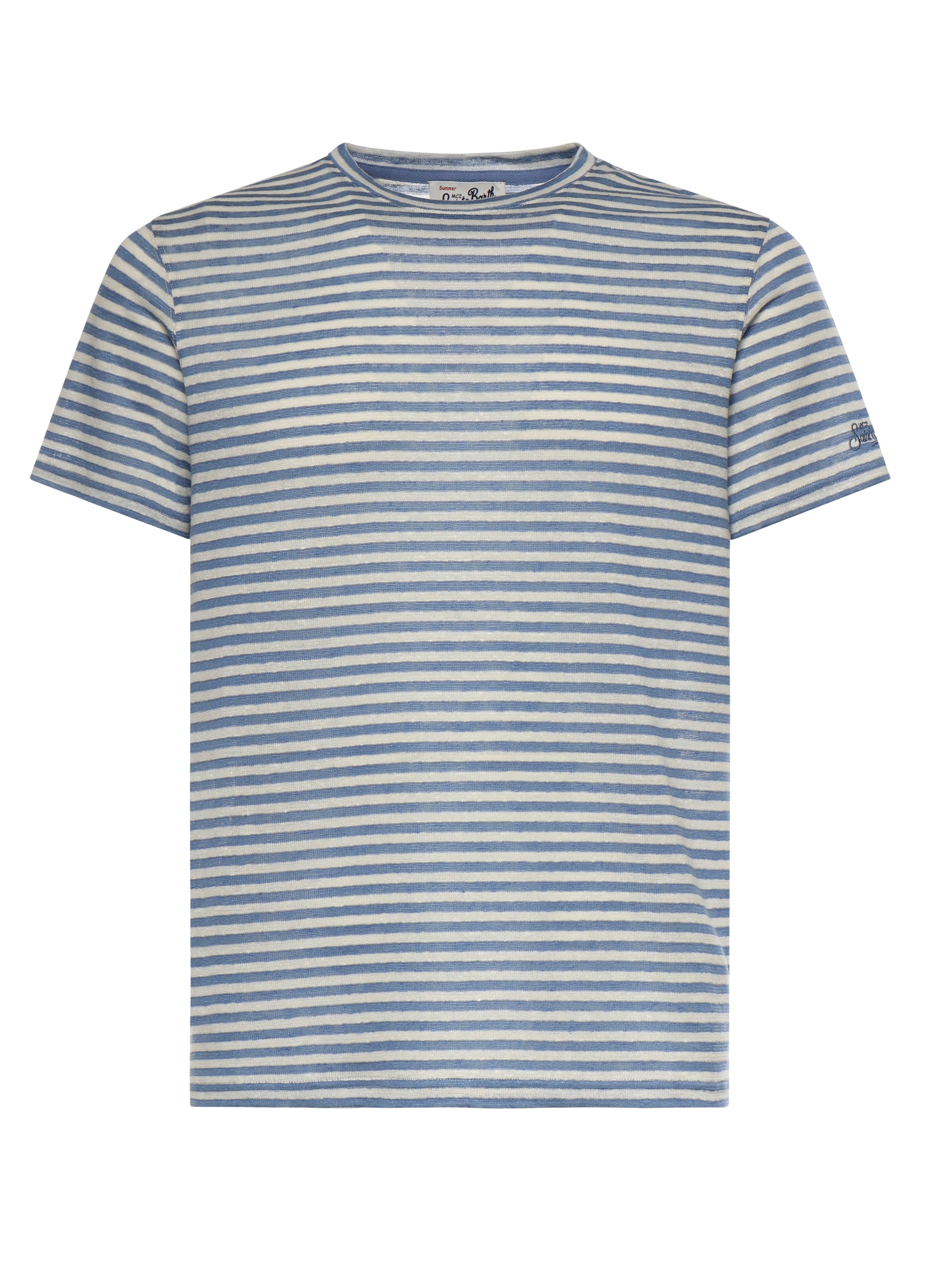 T-shirt Dover in cotone a righe DOV0010 01241L MC2 SAINT BARTH 
