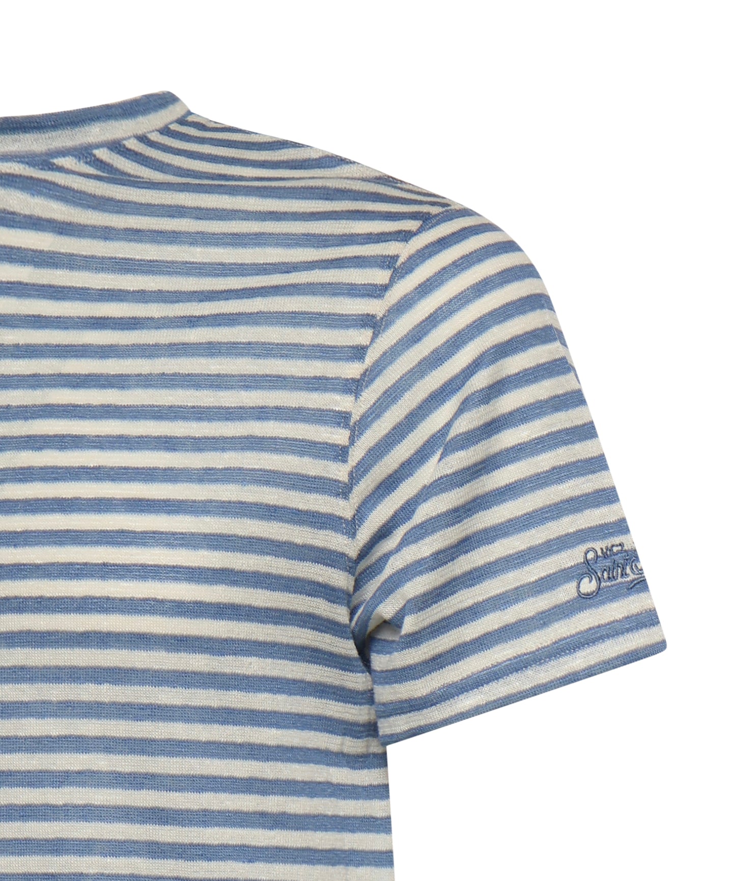 T-shirt Dover in cotone a righe DOV0010 01241L MC2 SAINT BARTH 