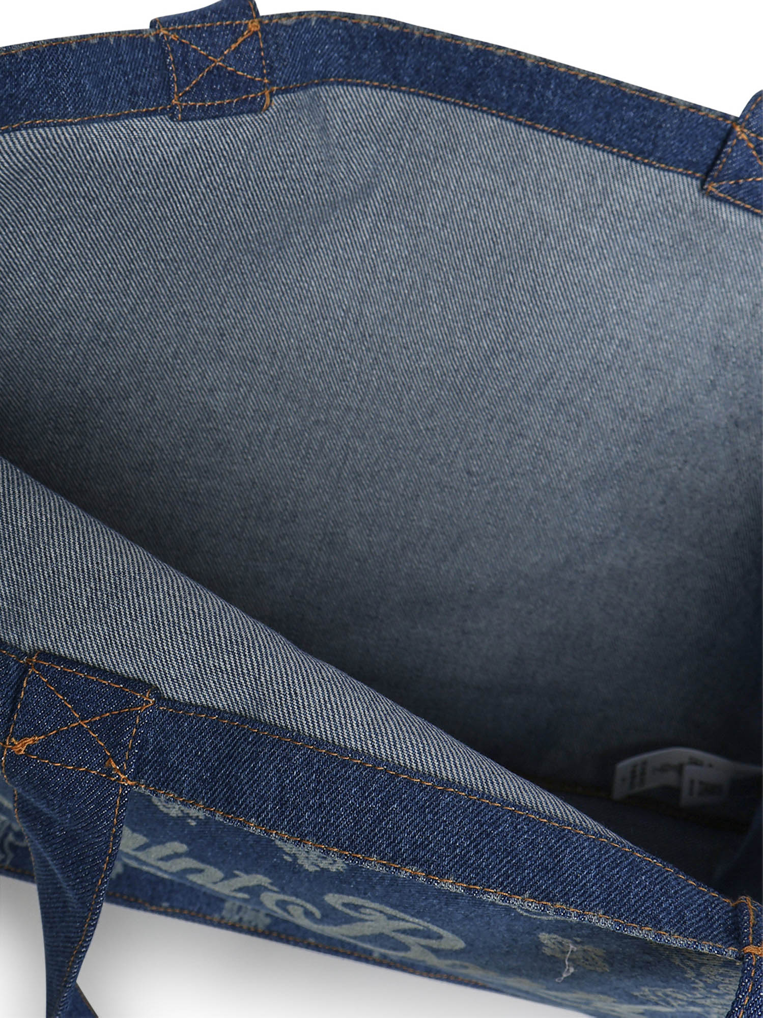 Borsa Essential in denim con stampa bandana EBAGN006 00780L MC2 SAINT BARTH 