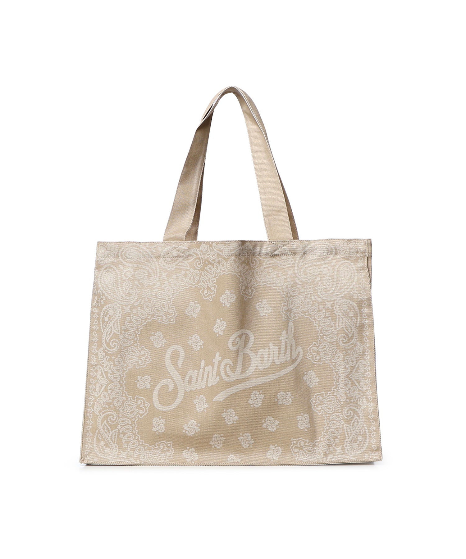 Borsa Essential in denim con stampa bandana EBAGN006 09193L MC2 SAINT BARTH 