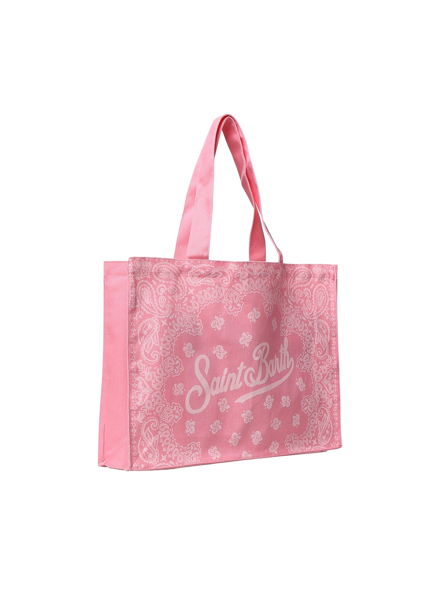 Borsa Essential in denim con stampa bandana EBAGN006 09194L MC2 SAINT BARTH 