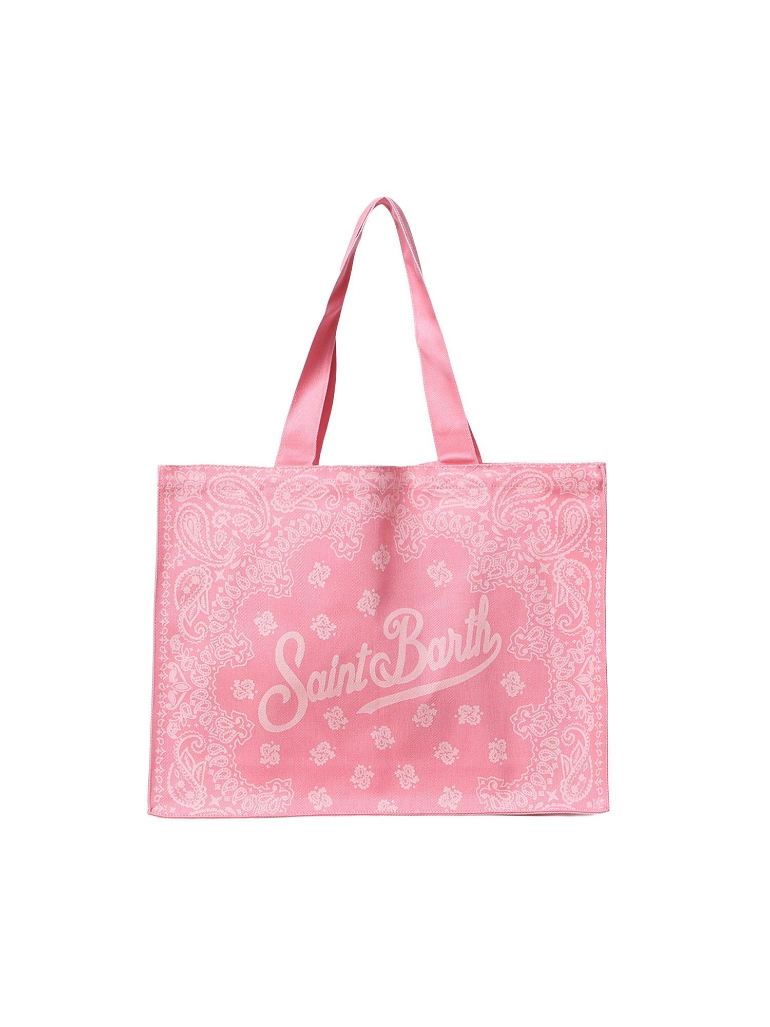 Borsa Essential in denim con stampa bandana EBAGN006 09194L MC2 SAINT BARTH 