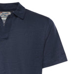 Polo in lino FRS0001 00119L MC2 SAINT BARTH 