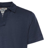 Polo in lino FRS0001 00119L MC2 SAINT BARTH 