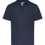 Polo in lino FRS0001 00119L MC2 SAINT BARTH 
