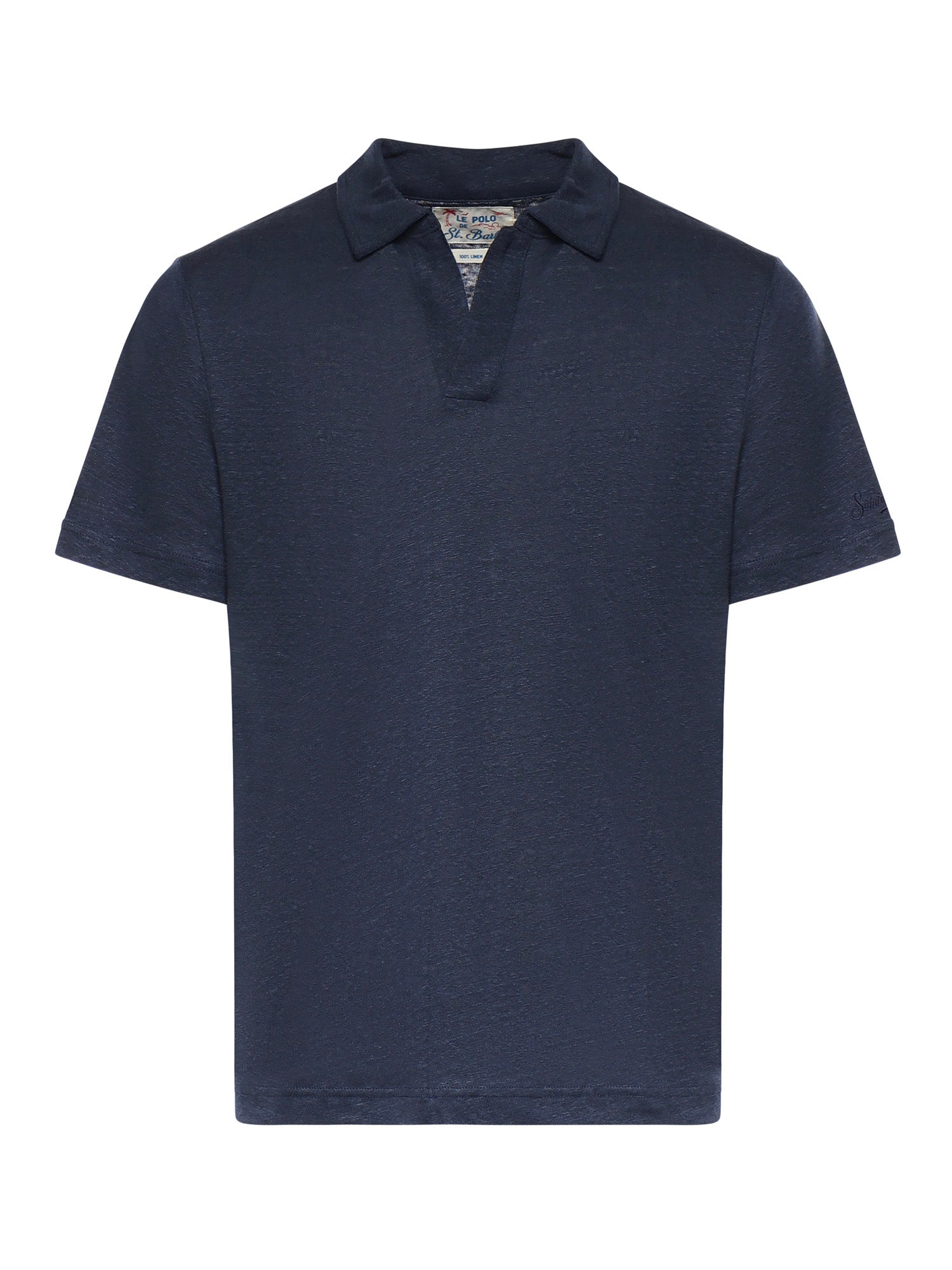 Polo in lino FRS0001 00119L MC2 SAINT BARTH 