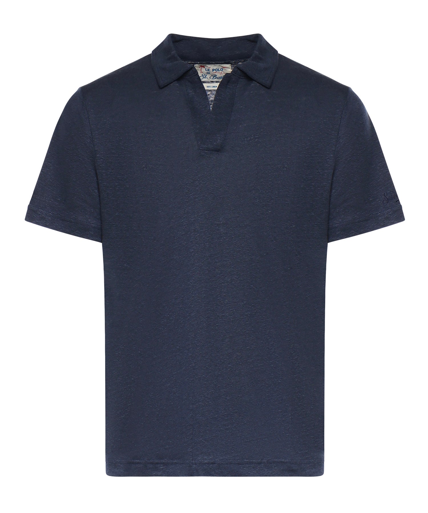 Polo in lino FRS0001 00119L MC2 SAINT BARTH 