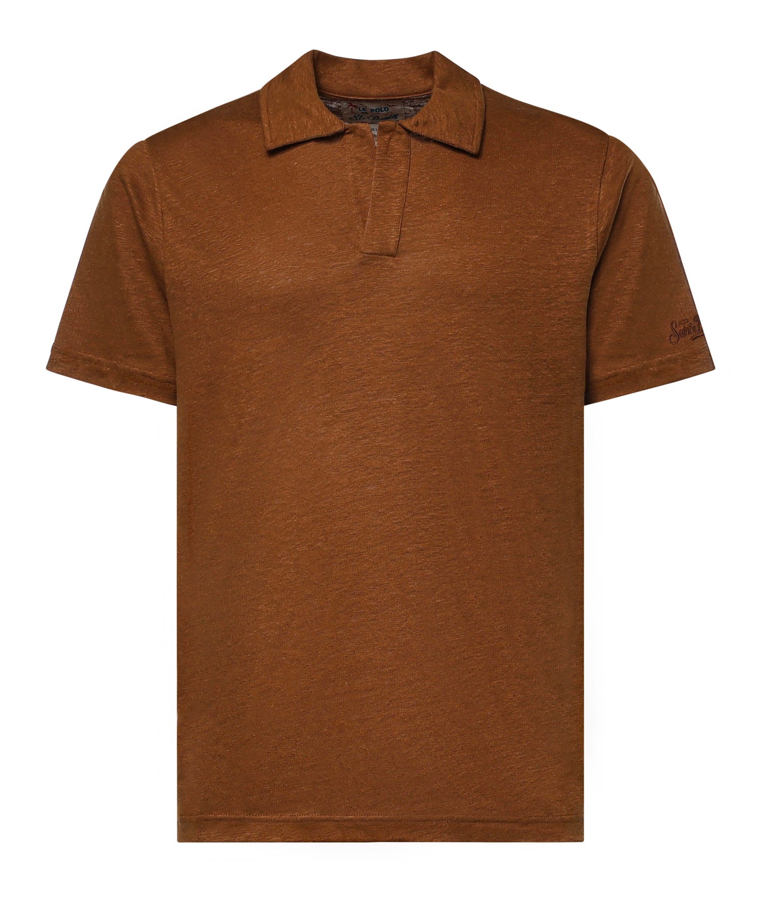 Polo in lino FRS0001 00141L MC2 SAINT BARTH 