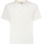 Polo in lino FRS0001 01138L MC2 SAINT BARTH 