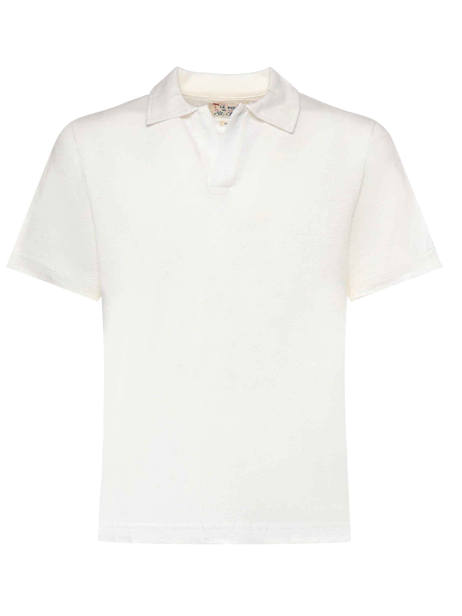 Polo in lino FRS0001 01138L MC2 SAINT BARTH 
